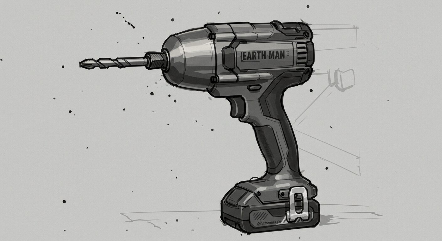 高儀 EARTH MANのバッテリーと電動工具