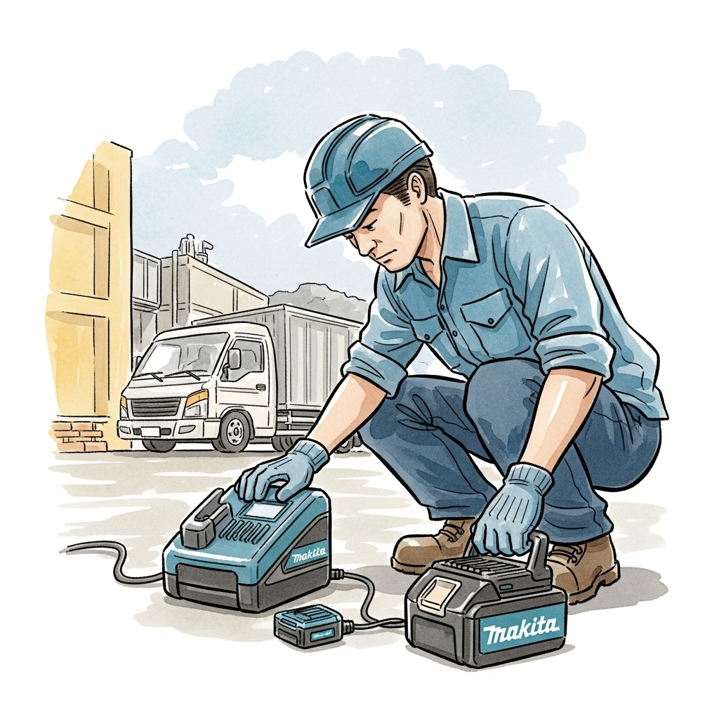 マキタバッテリー復活方法！点滅エラーや充電不可を直す裏技ガイド