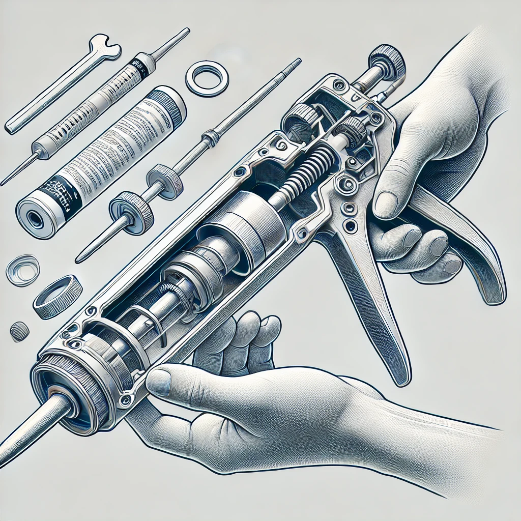 コーキングガンの使い方と仕組みを解説