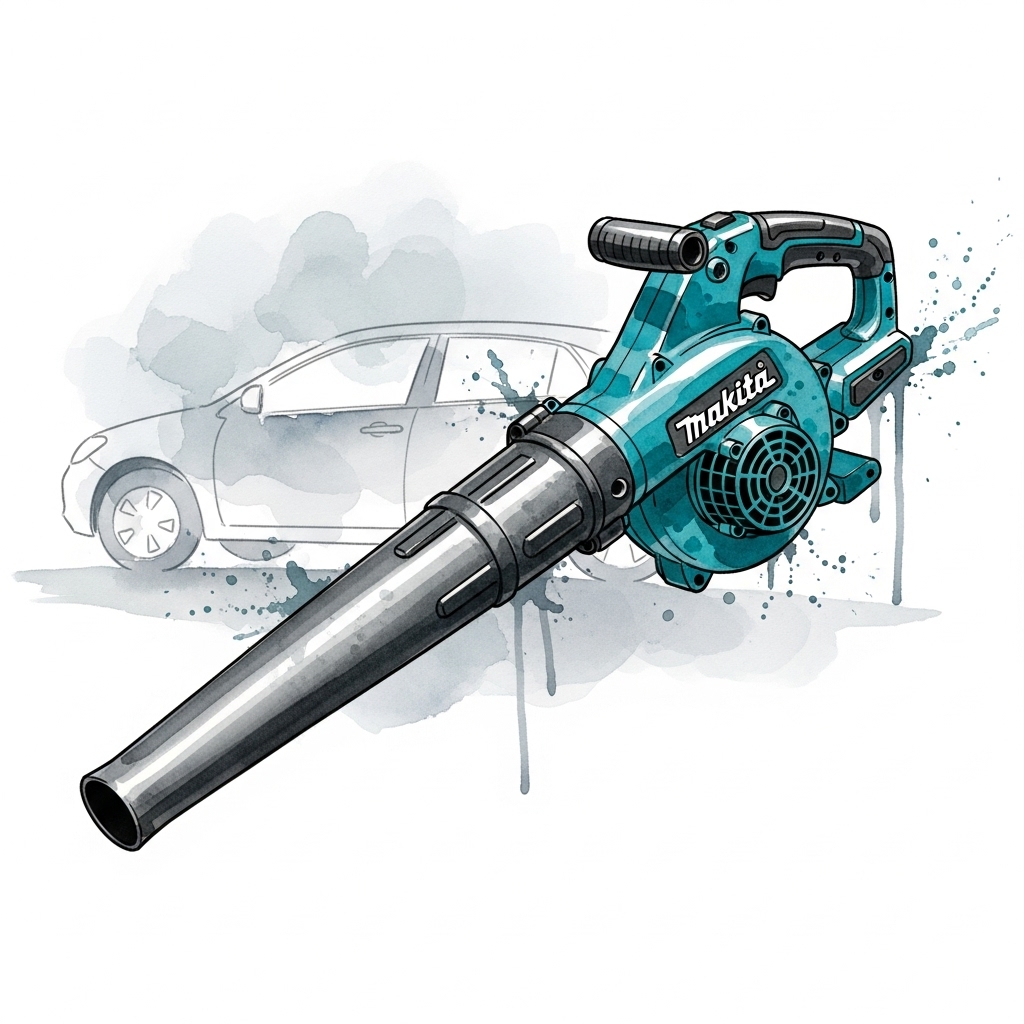 マキタのブロワーで洗車が楽になる！おすすめモデルと最強ノズル活用術