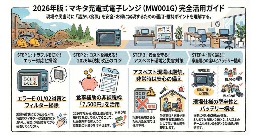 後悔しない！マキタの電子レンジの口コミ活用術