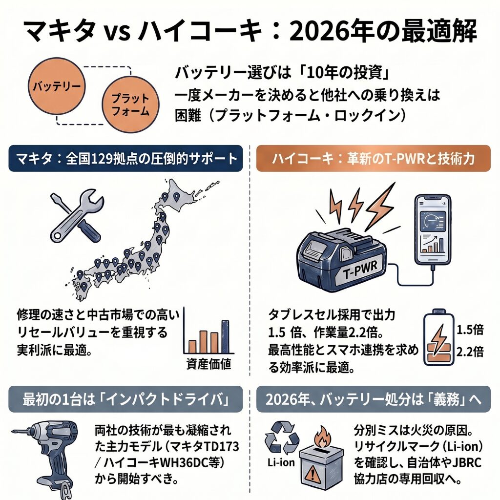 最初におすすめの電動工具は？マキタとハイコーキのどっちを買うべきか