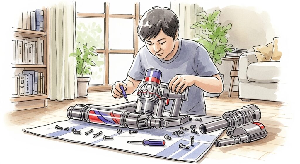 ダイソン掃除機のバッテリーがすぐ切れる主な原因