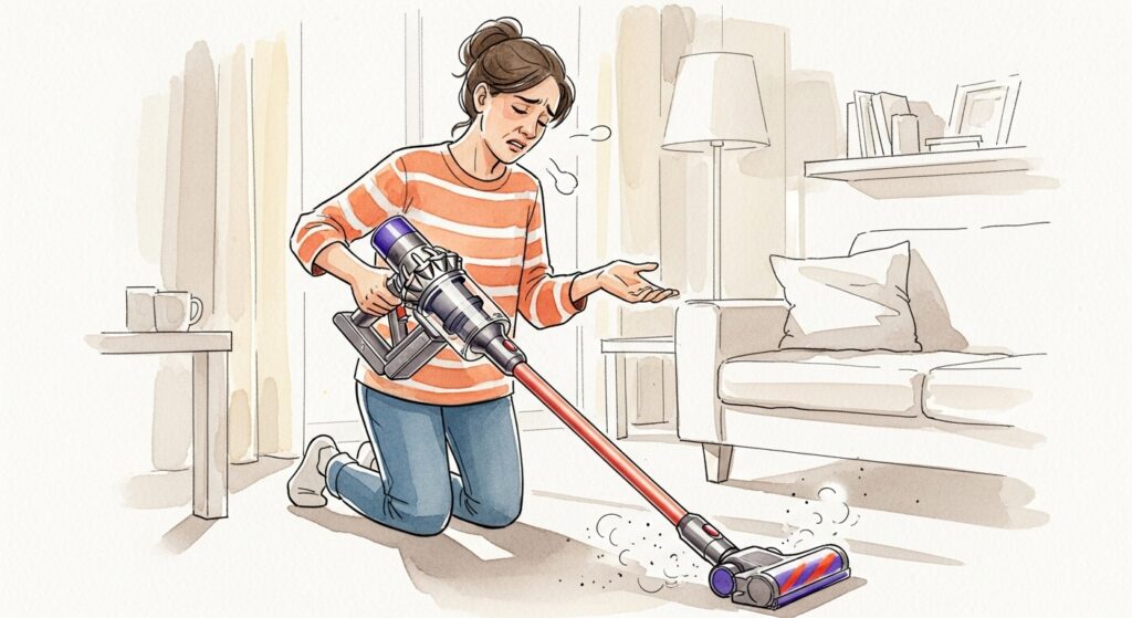 ダイソン掃除機のバッテリーがすぐ切れる主な原因