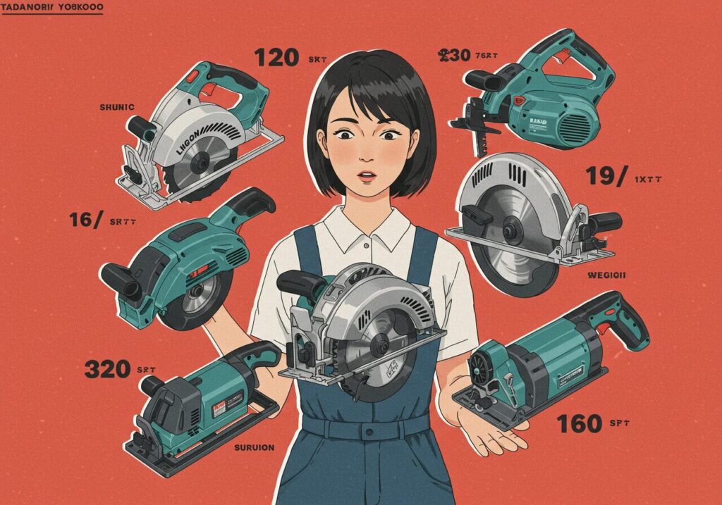 女性初心者にぴったりな丸ノコ選び