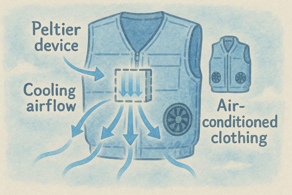 ペルチェベスト空調服併用の効果と組み合わせ方法