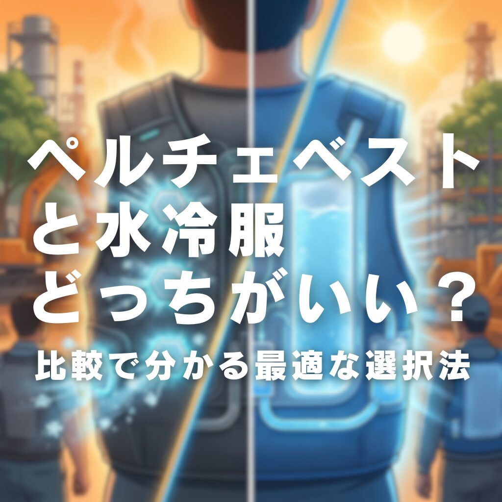 ペルチェベストと水冷服どっちがいい？比較で分かる最適な選択法