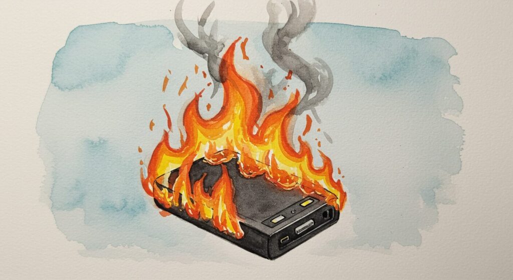 モバイルバッテリー発火事故の実態とメーカー別リスク分析