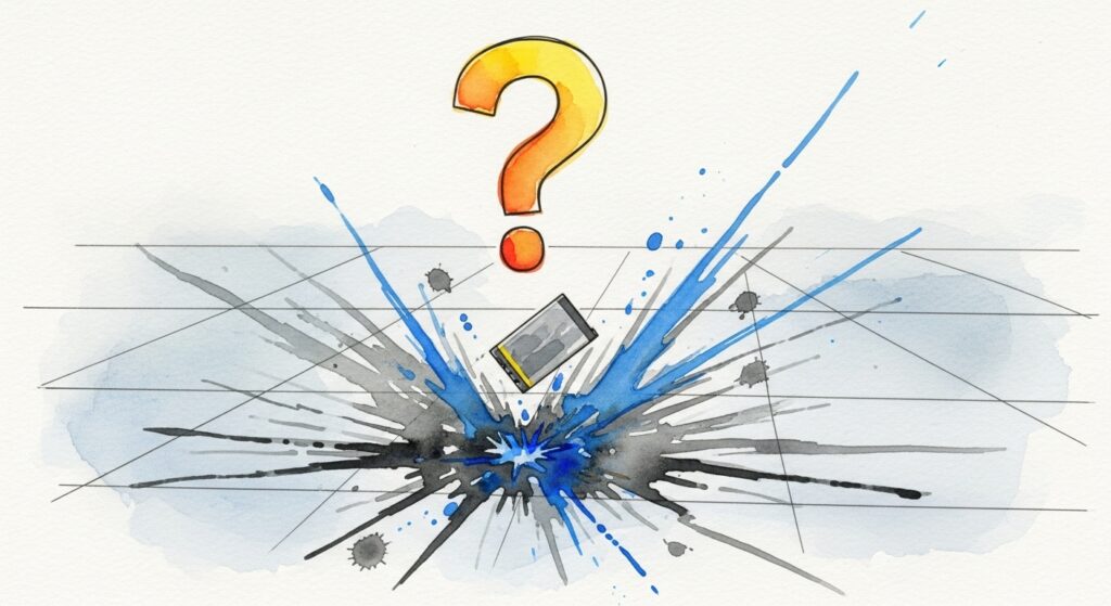 モバイルバッテリーを落としたけど大丈夫？