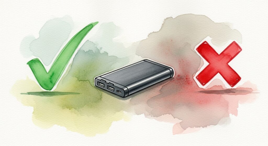 モバイルバッテリー落としたら大丈夫かの最終判断