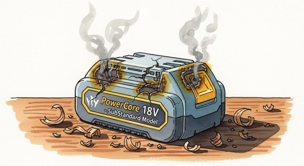 マキタの互換バッテリーはどうなの？実態とリスク