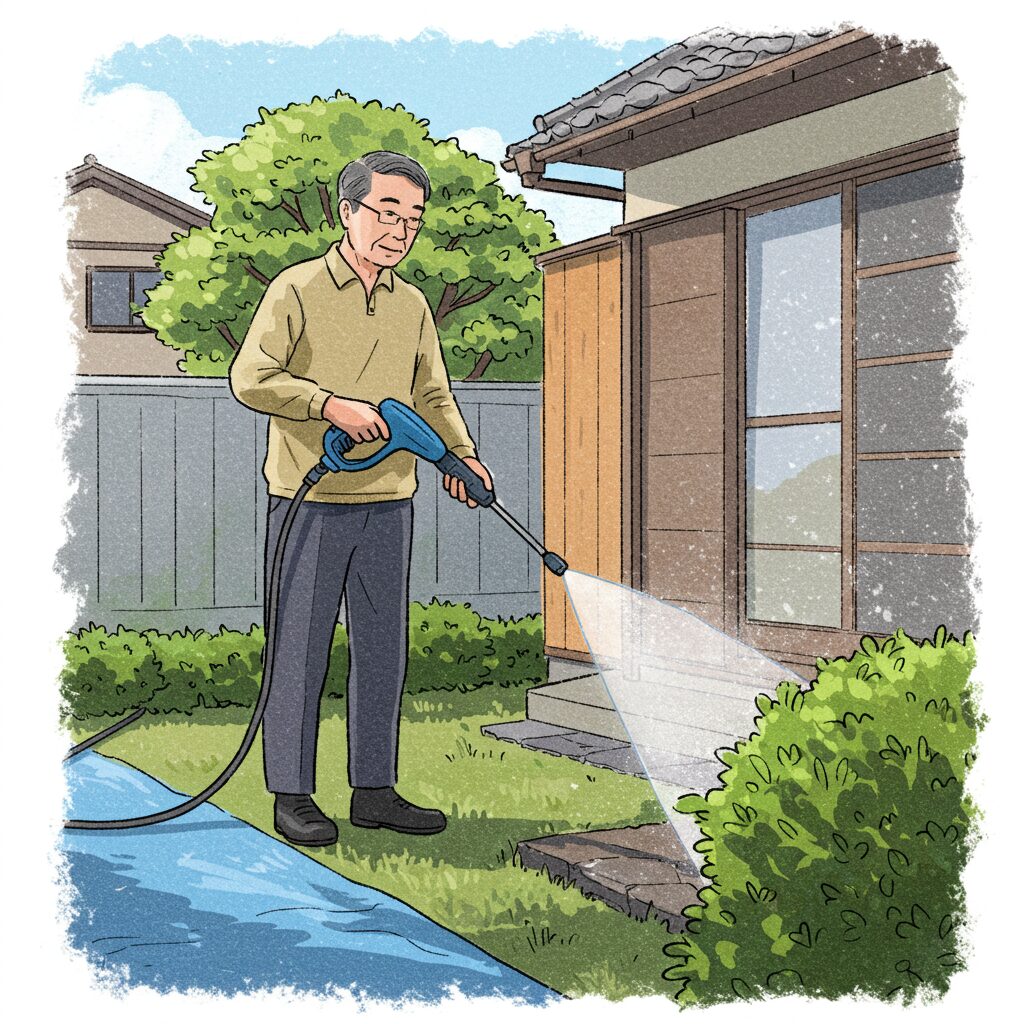 高圧洗浄機の水しぶきで迷惑をかけない対策法