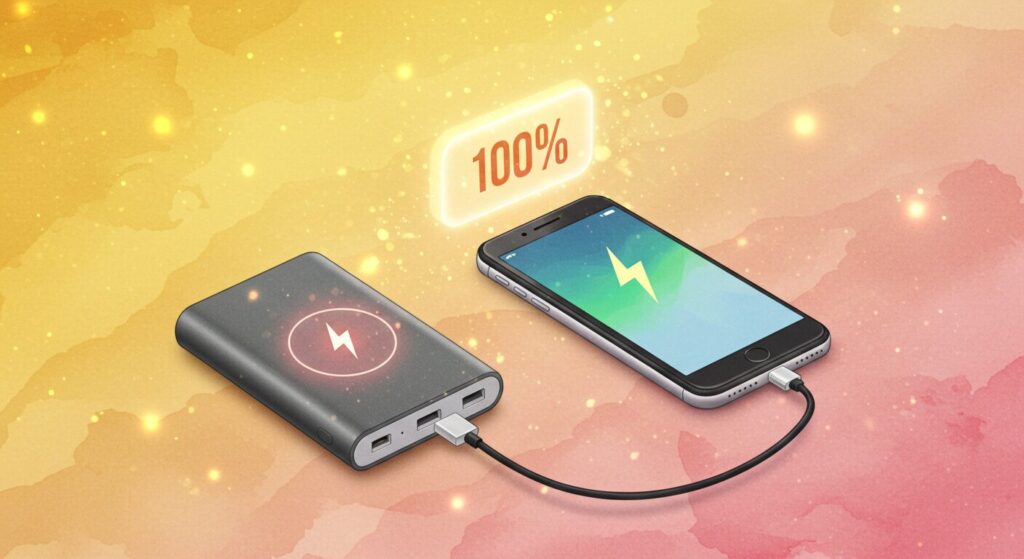 モバイルバッテリーが一瞬しか充電できない問題の解決策まとめ