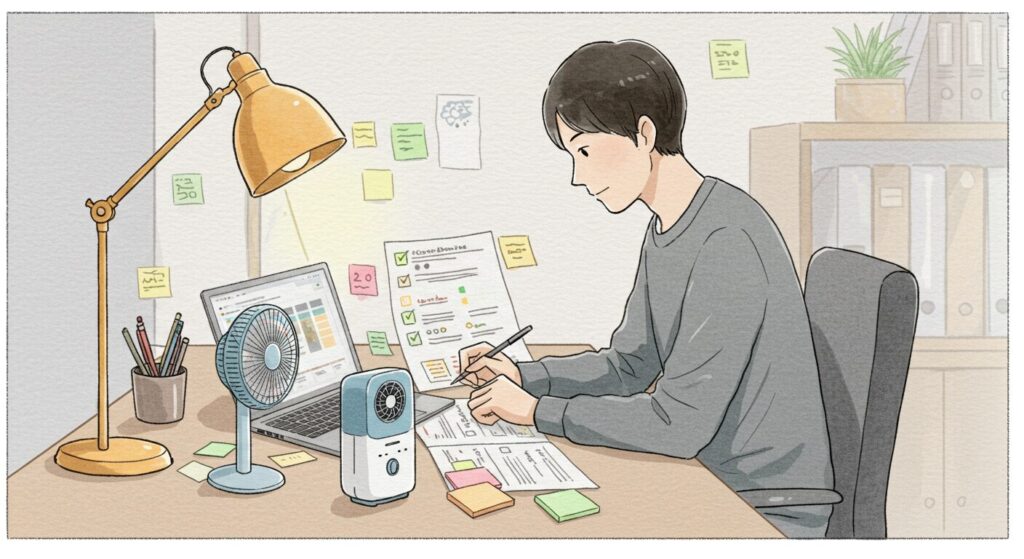 扇風機とサーキュレーターの違いまとめ