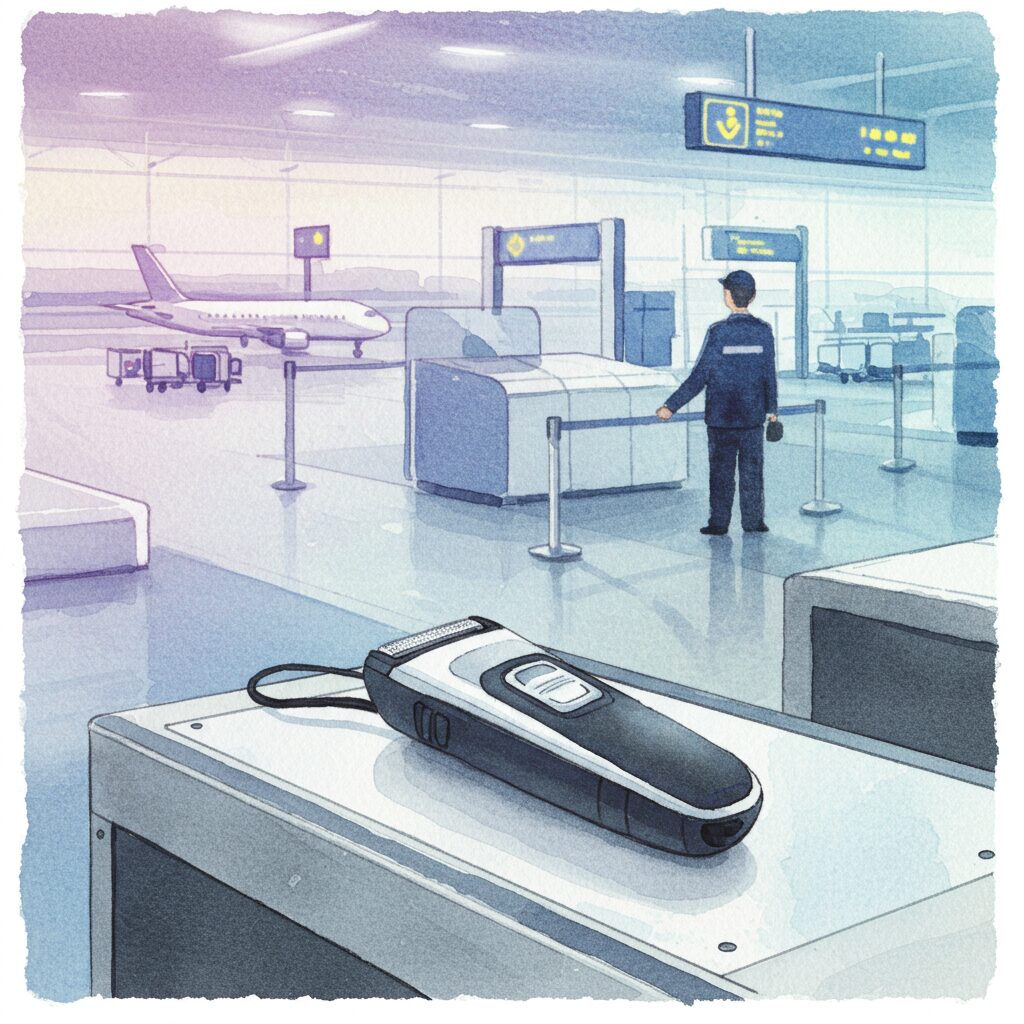 充電式髭剃りの国際線持ち込み｜規制と対策