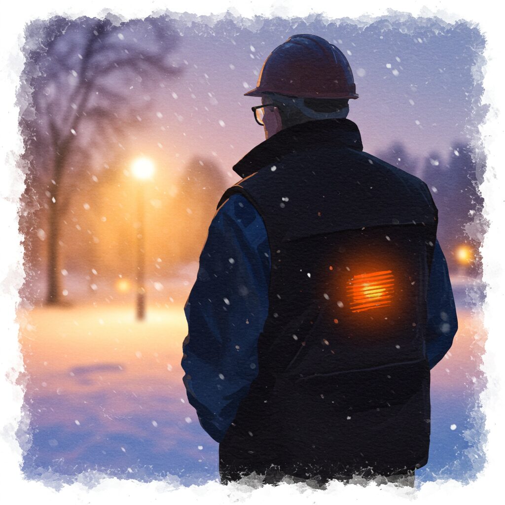 ワークマンヒーターベストのバッテリー代用で3倍長持ち