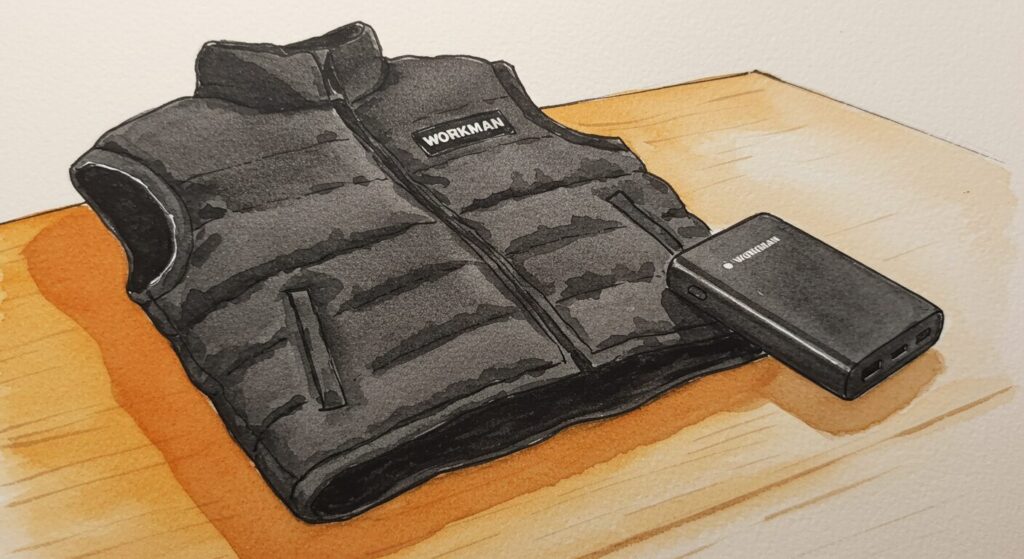 ワークマンヒーターベストバッテリー代用の実践方法
