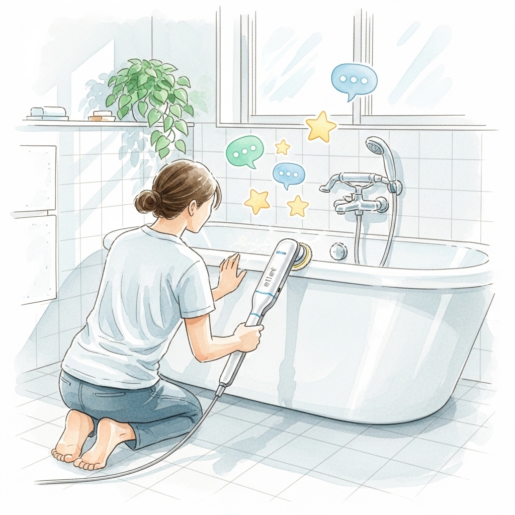 楽々掃除！エレット充電式ロングポリッシャーの口コミを徹底調査