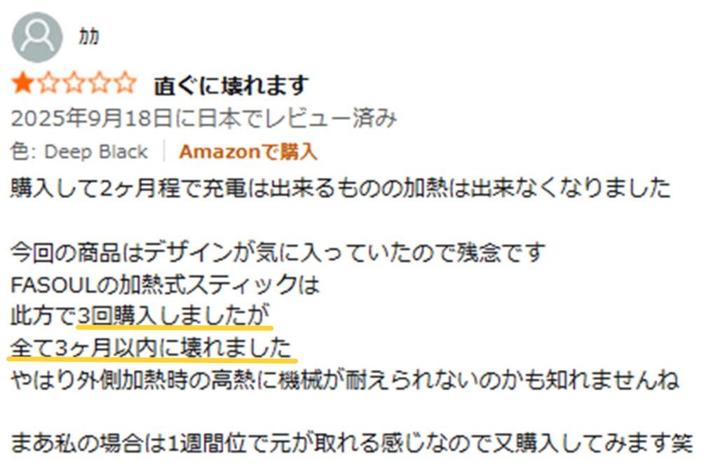 Fasoul C2 レビュー③