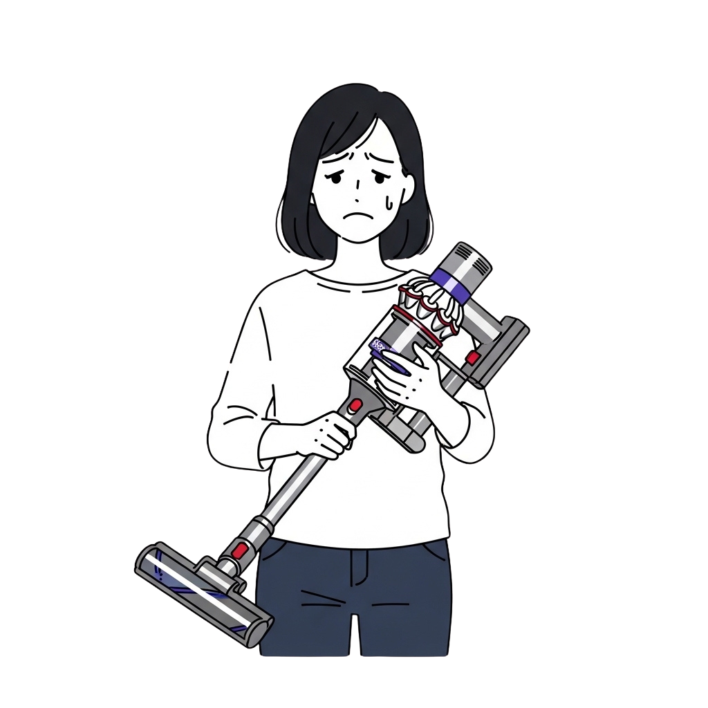 ダイソンの「赤点滅」で困っていませんか？