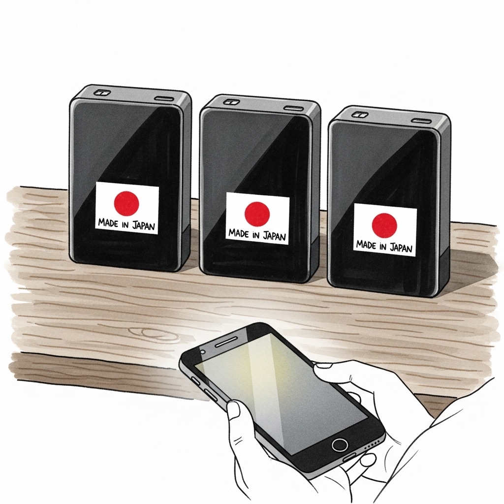 超急速充電！日本製でおすすめのAndroid用モバイルバッテリー3選