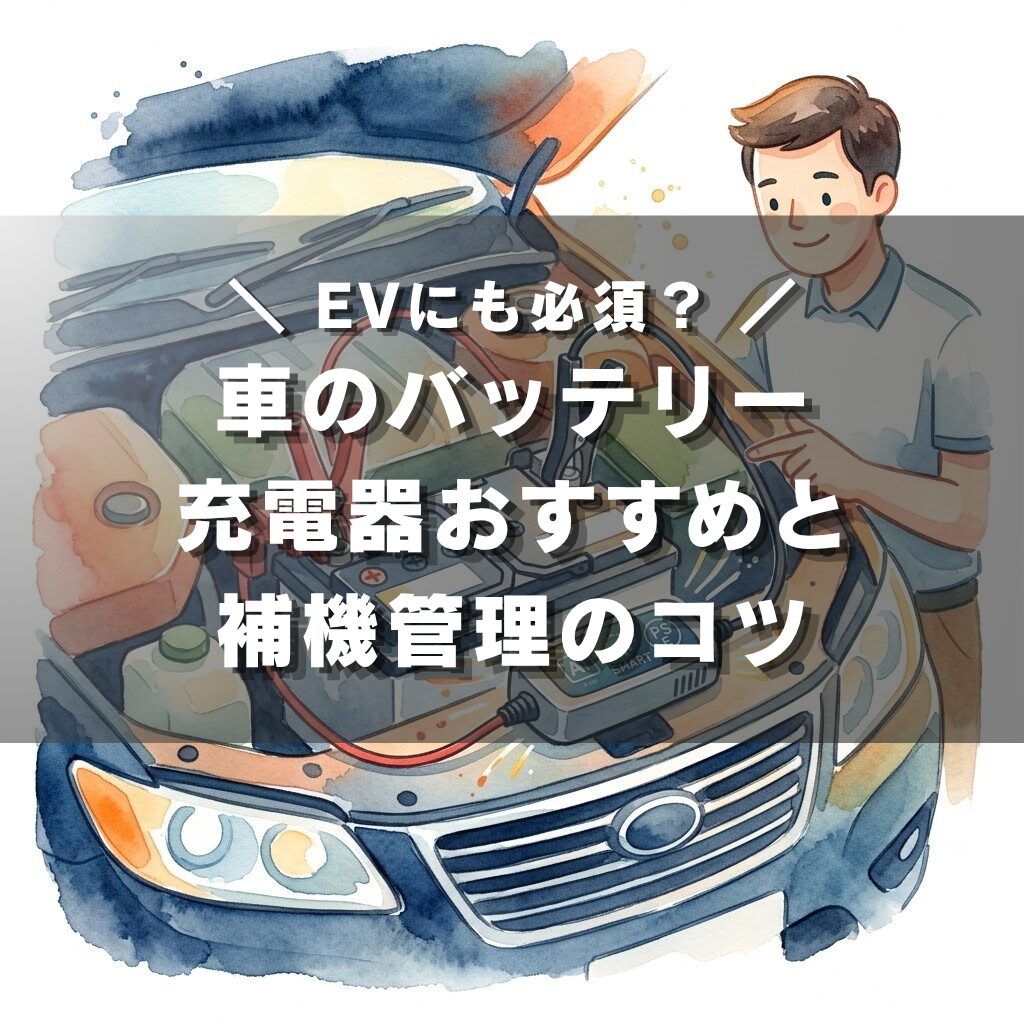 00-EVにも必須？車のバッテリー充電器おすすめと補機管理のコツ