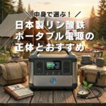 中身で選ぶ！日本製リン酸鉄ポータブル電源の正体とおすすめ